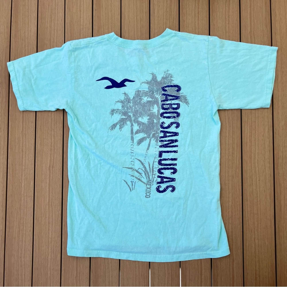 Mexico Blue and Gray Short Sleeve Summer shirt